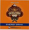 GOLDEN AXE ENERGY DRINK (and logo) trademark logo