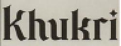 Khukri (and logo) trademark logo