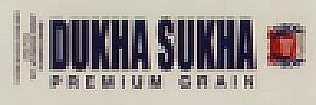DUKHA SUKHA PREMIUM GRAIN (and logo) trademark logo