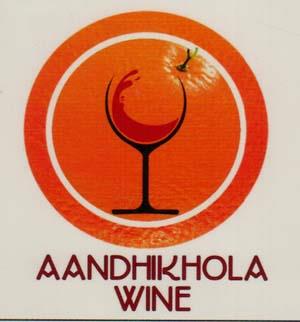 AANDHIKHOLA WINE (and logo) trademark logo