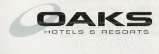 OAKS HOTELS & RESORTS (and logo) trademark logo
