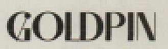 GOLDPIN (and logo) trademark logo