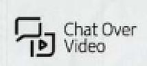 CHAT OVER VIDEO & DEVICE (and logo) trademark logo