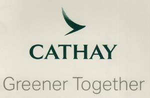 CATHAY Greener Together (and logo) trademark logo