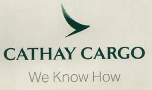 CATHAY CARGO We Know How (and logo) trademark logo