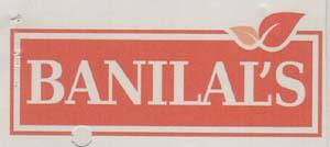 BANILAL'S (and logo) trademark logo