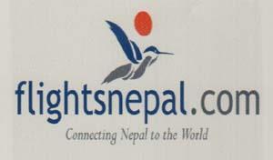 flightsnepal.com (and logo) trademark logo