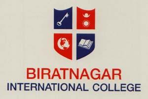 BIRATNAGAR INTERNATIONAL COLLEGE (and logo) trademark logo