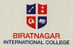 BIRATNAGAR INTERNATIONAL COLLEGE (and logo) trademark logo