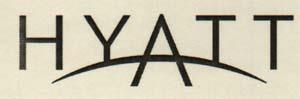 HYATT (and logo) trademark logo