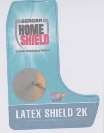 LATEX SHIELD 2K (and logo) trademark logo