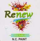 RENEW N.C PAINT (and logo) trademark logo