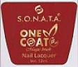 SONATA ONE COAT (and logo) trademark logo