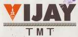 VIJAY TMT (and logo) trademark logo