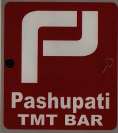 PASHUPATI TMT BAR (and logo) trademark logo