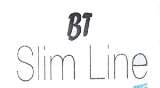 BT SLIM LINE (and logo) trademark logo