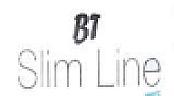 BT SLIM LINE (and logo) trademark logo