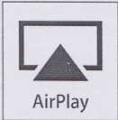 AIRPLAY ICON (and logo) trademark logo