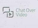 CHAT OVER VIDEO (and logo) trademark logo