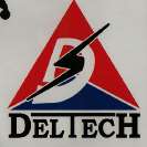DELTECH (and logo) trademark logo