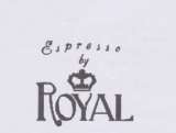 ESPRESSO BY ROYAL AND LOGO (and logo) trademark logo
