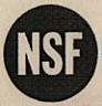 NSF IN CIRCLE DESIGN (and logo) trademark logo