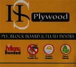 HS PLYWOOD (and logo) trademark logo