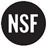 NSF IN CIRCLE DESIGN (and logo) trademark logo