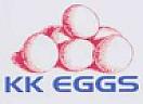 KK EGGS (and logo) trademark logo