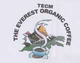 TECM THE EVEREST ORGANIC COFFEE (and logo) trademark logo