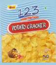 123 POTATO CRACKER (and logo) trademark logo