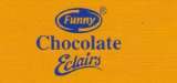 FUNNY CHOCOLATE ECLAIRS (and logo) trademark logo