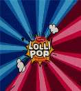 FUNNY LOLLIPOP STRAWBERRY (and logo) trademark logo