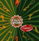 FUNNY LOLLIPOP LITCHI FLAVOURED (and logo) trademark logo