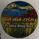 PRABHUBHOG RICE (and logo) trademark logo