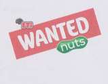 ETI WANTED NUTS (and logo) trademark logo