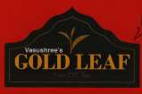 VASHUSHREE'S GOLD LEAF (and logo) trademark logo