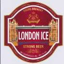 LONDON ICE STRONG BEER (and logo) trademark logo
