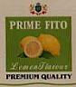 PRIME FITO LEMON FLAVOUR (and logo) trademark logo