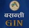 BASANTI GIN (and logo) trademark logo