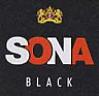 SONA BLACK (and logo) trademark logo