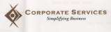 CORPORATE SERVICES (and logo) trademark logo