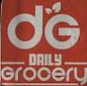 DG GAILY GROCERY (and logo) trademark logo