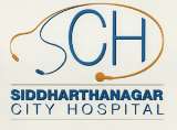 SCH SIDDHARTHANAGAR CITY HOSPITAL (and logo) trademark logo