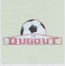THE DUG OUT (and logo) trademark logo
