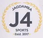 JAGADAMBA J4 SPORTS (and logo) trademark logo