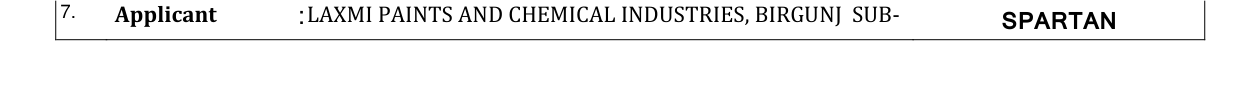 Original bulletin entry for SPARTAN