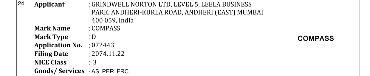 Original bulletin entry for COMPASS