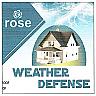 ROSE WEATHER DEFENCE (and logo) trademark logo