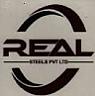 REAL (and logo) trademark logo